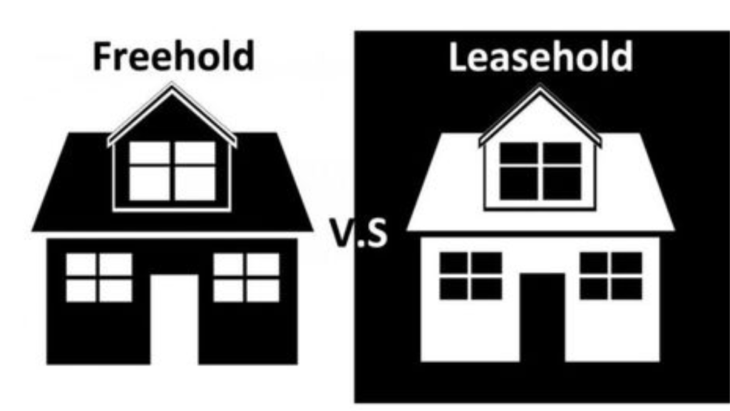Freehold vs Leasehold property comparison.