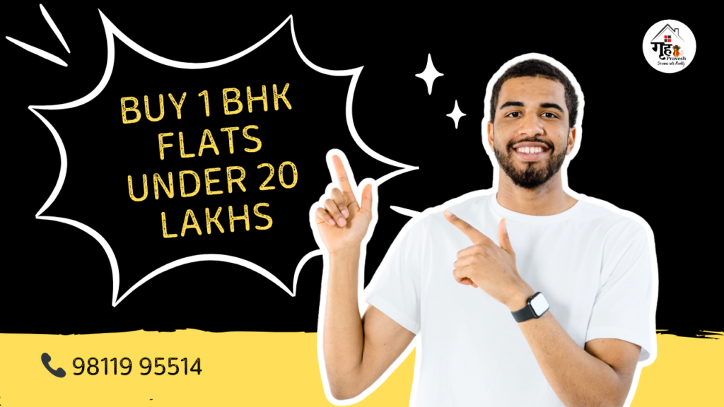 1 BHK flats in Delhi under 20 lakhs