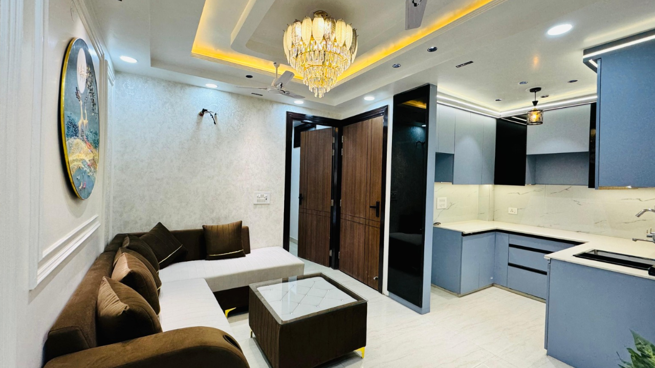 Spacious 3 BHK Flat for Sale in Dwarka Mor, Delhi | Prime Location