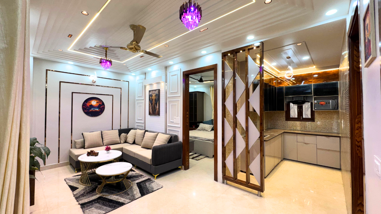 Ready to Move 3 BHK Flat in Niranjan Park, Nangli Metro Station