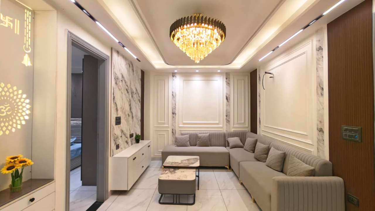Modern Fully Furnished 3 BHK Flat Near Dwarka Mor Metro | Best Deal Available