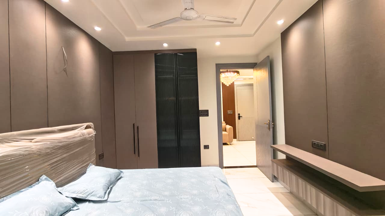 Modern Fully Furnished 3 BHK Flat Near Dwarka Mor Metro | Best Deal Available