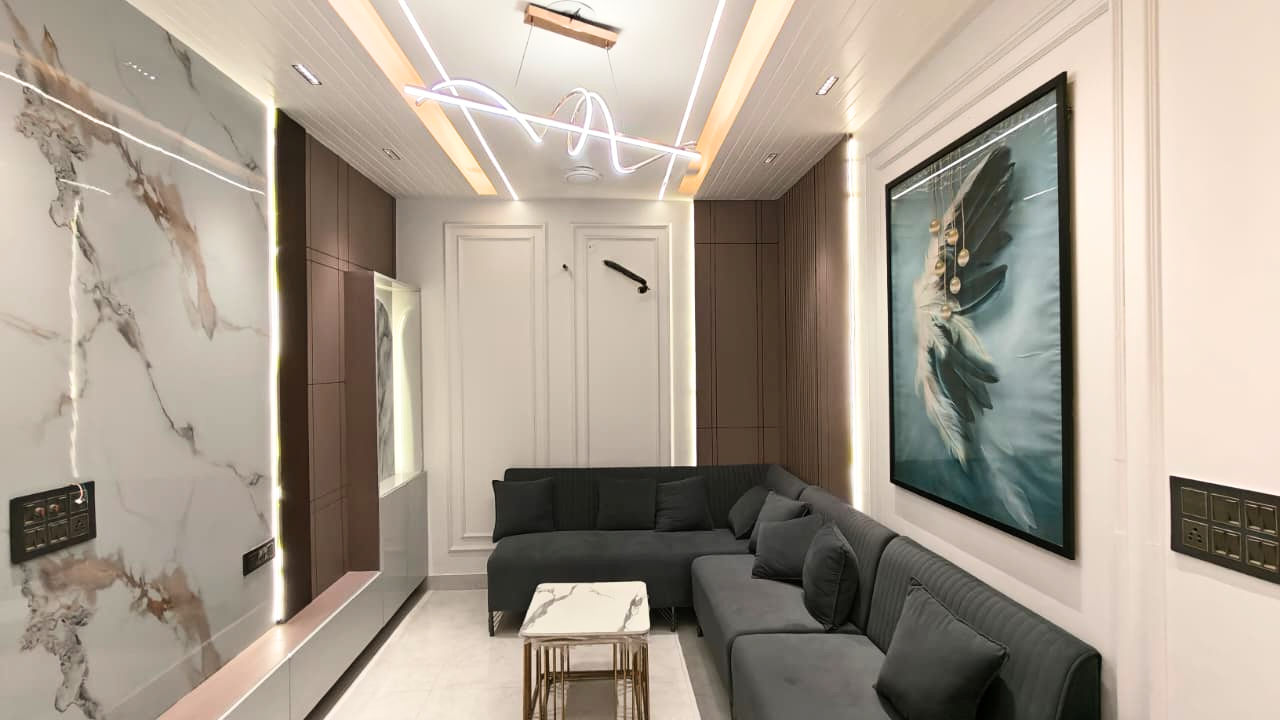 Semi Furnished 3 BHK Flats Near Dwarka Mor Metro Station | Jain Road, Mohan Garden