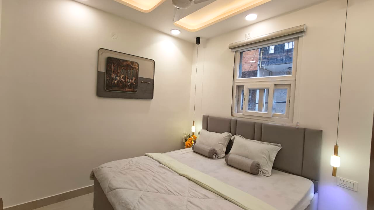 Semi-Furnished 3BHK Flat for Sale in Mohan Garden, Nawada Metro, Delhi