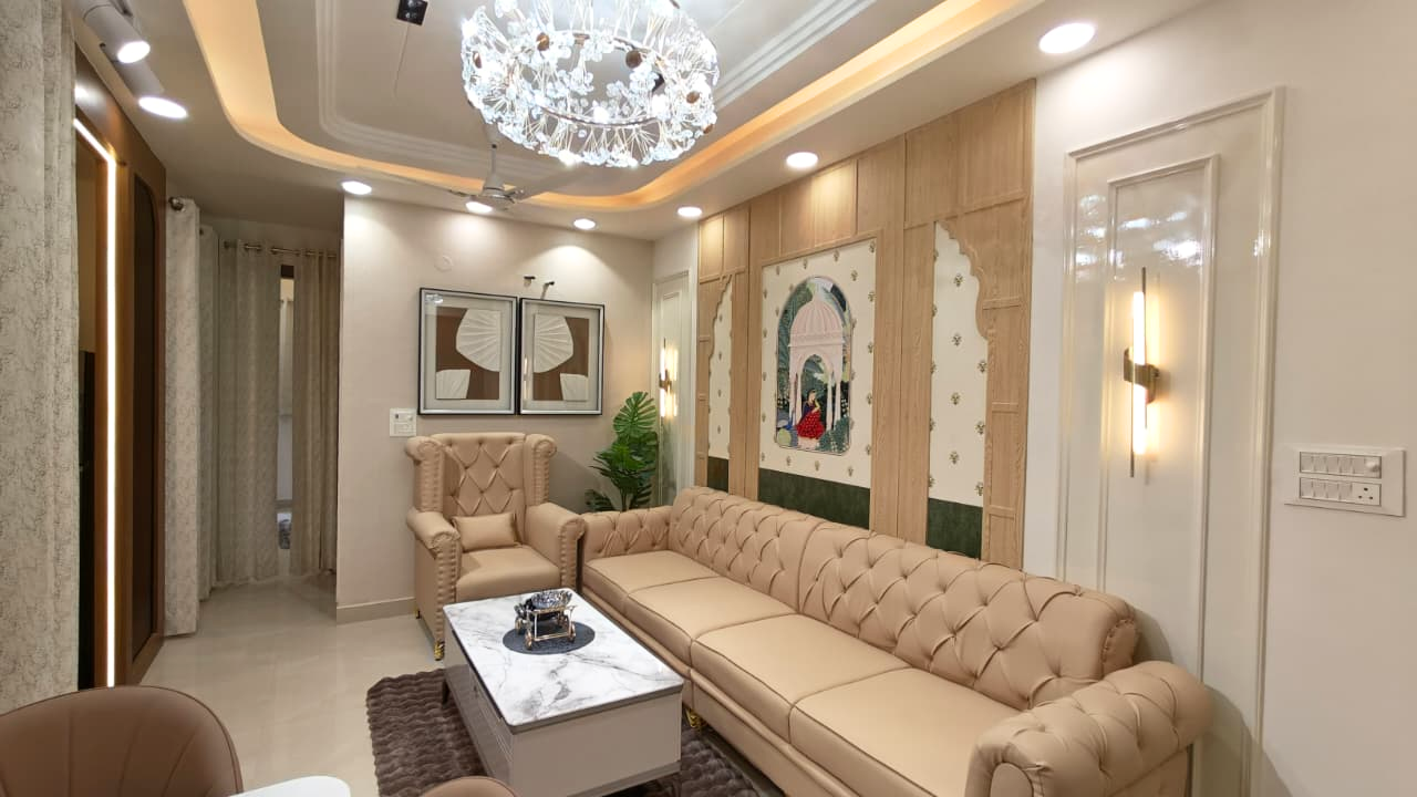 Semi-Furnished 3 BHK Flat for Sale in Mohan Garden, Delhi