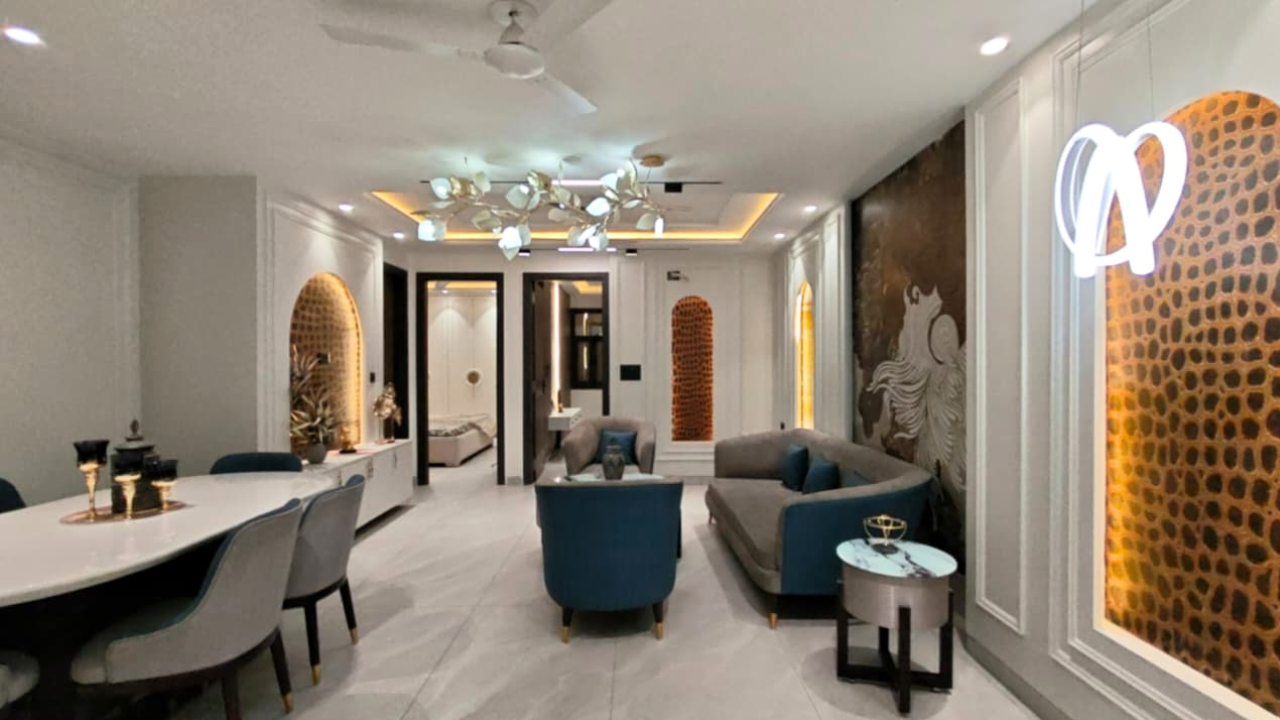 Luxury 4BHK Society Flat Near Nawada Metro for Sale in Delhi