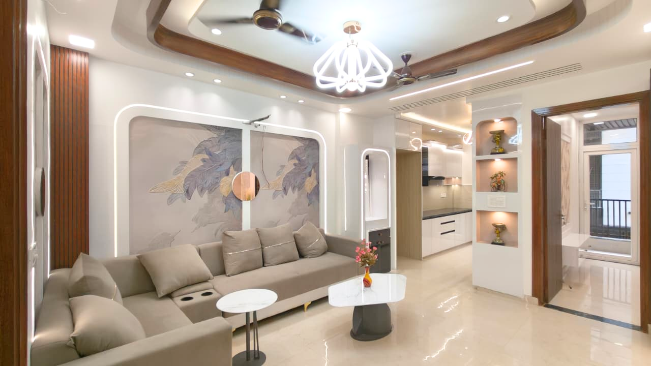 Semi Furnished 3 BHK Home in Dwarka Mor with Excellent Connectivity