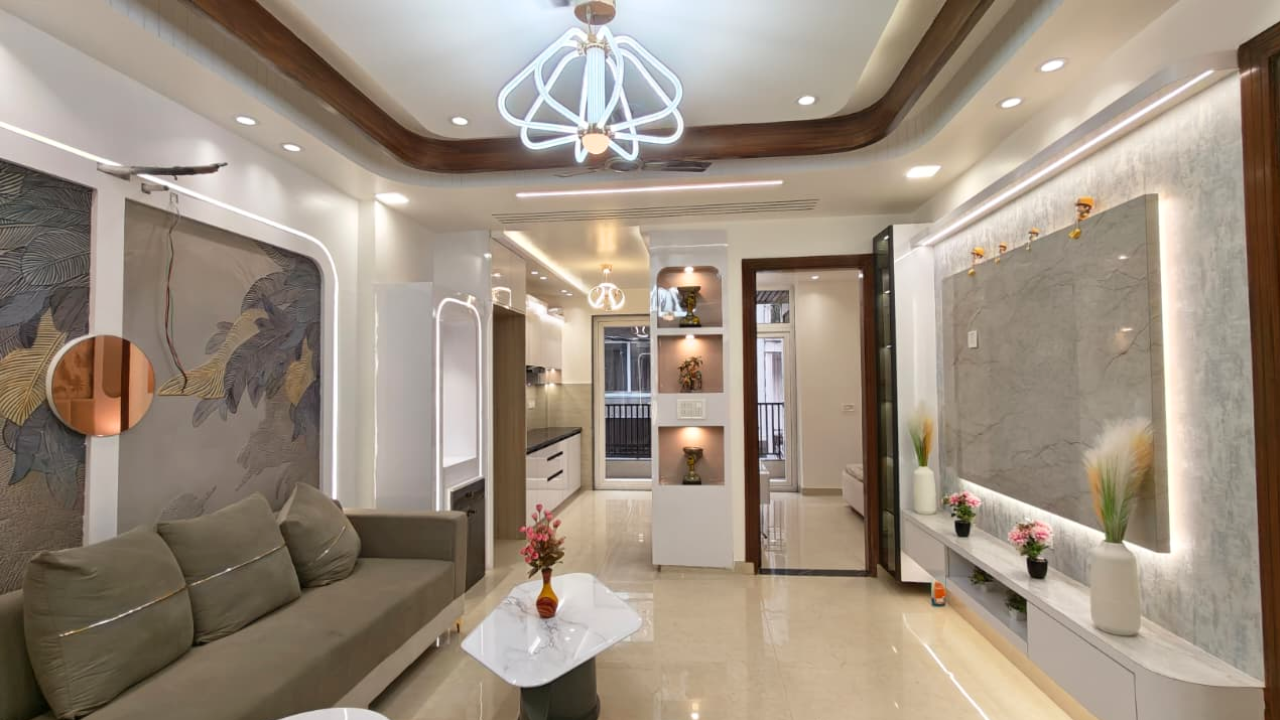 Semi Furnished 3 BHK Home in Dwarka Mor with Excellent Connectivity