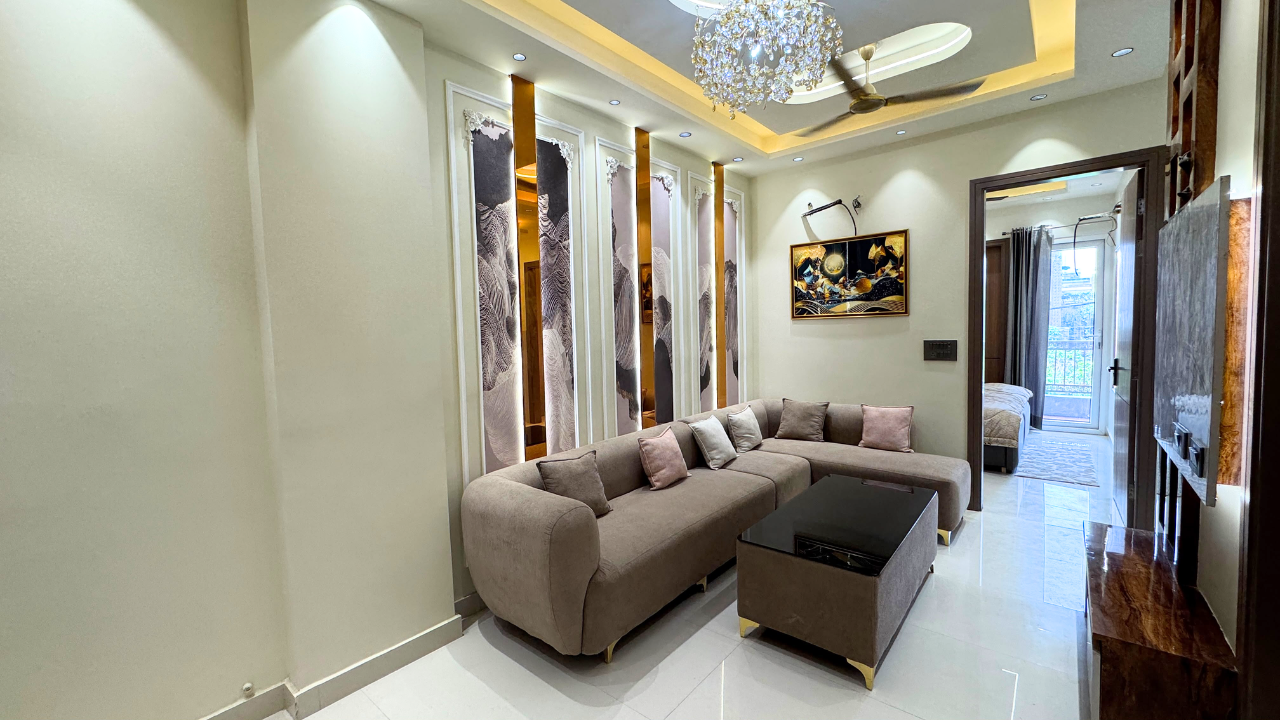 Modern 3BHK Flat in Niranjan Park | Walking Distance to Nangli Metro