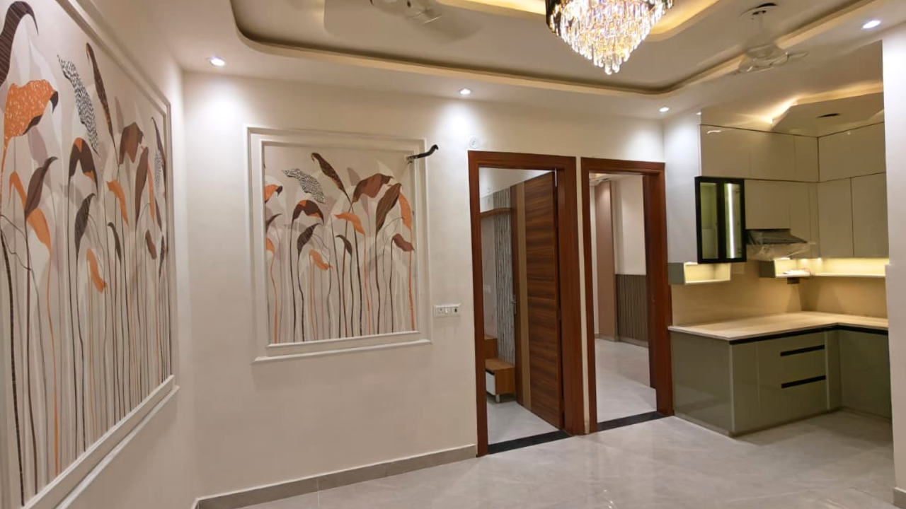 Semi Furnished 2 BHK Flat for Sale in Bajaj Enclave | Near Dwarka Mor Metro