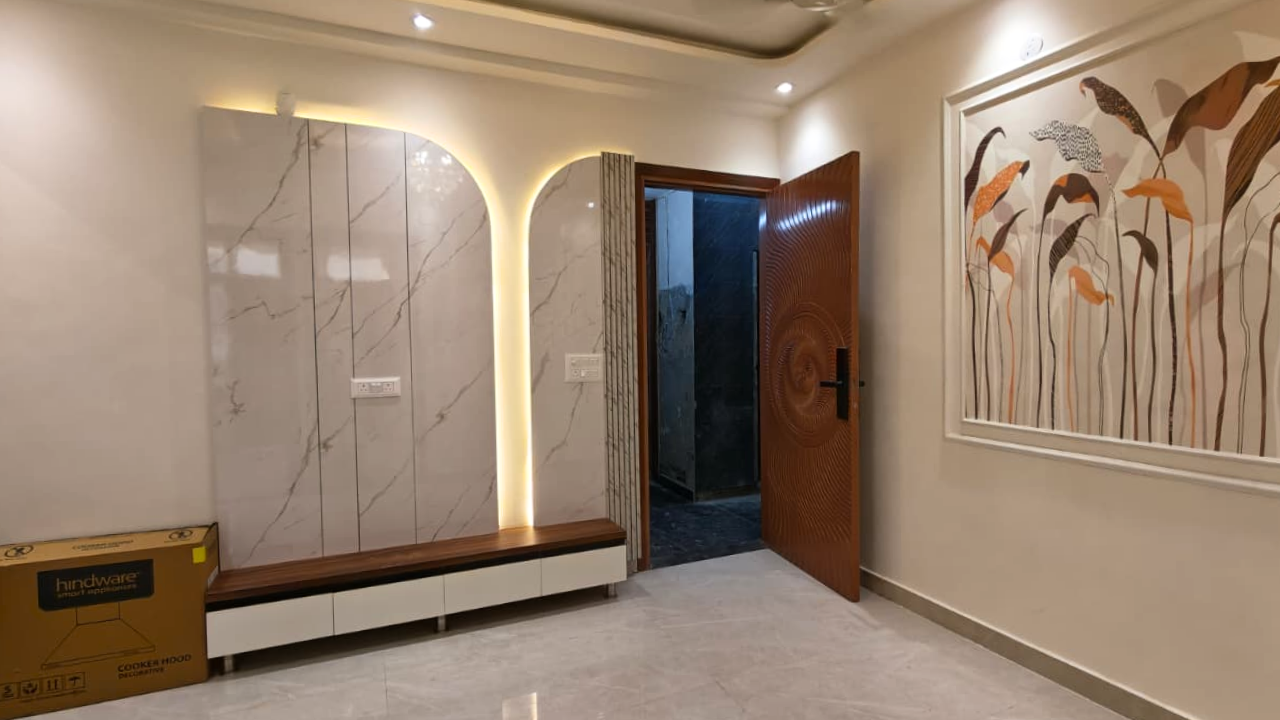Semi Furnished 2 BHK Flat for Sale in Bajaj Enclave | Near Dwarka Mor Metro