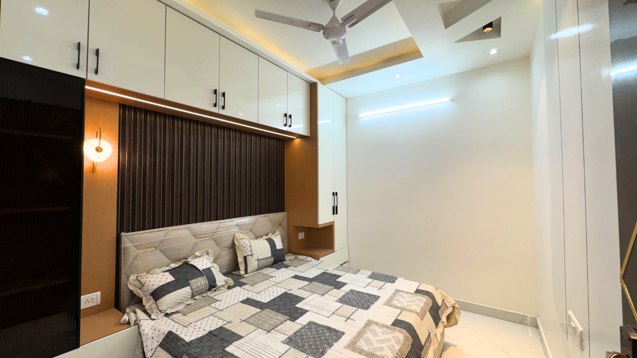 Premium Semi Furnished 3 BHK Flat in Om Vihar Uttam Nagar Delhi | Ready to Move Home