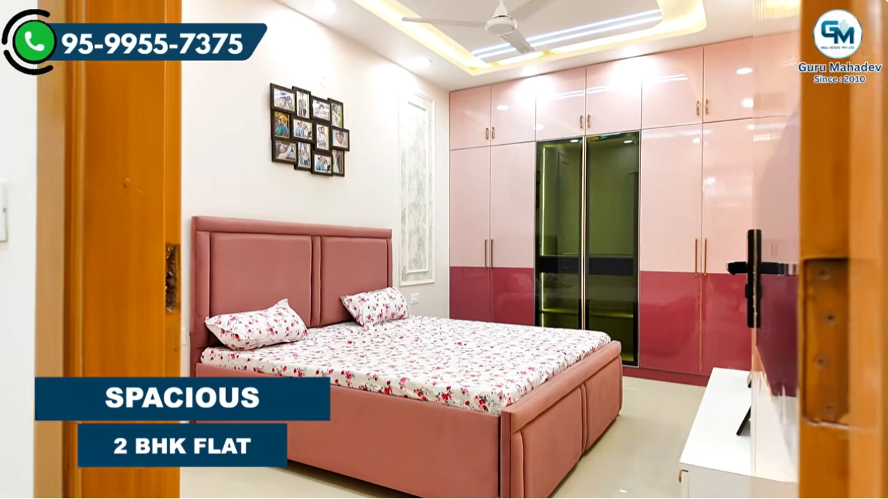 Spacious 2 BHK Flat for Sale in Laxmi Vihar, Mohan Garden | Near Dwarka Mor Metro