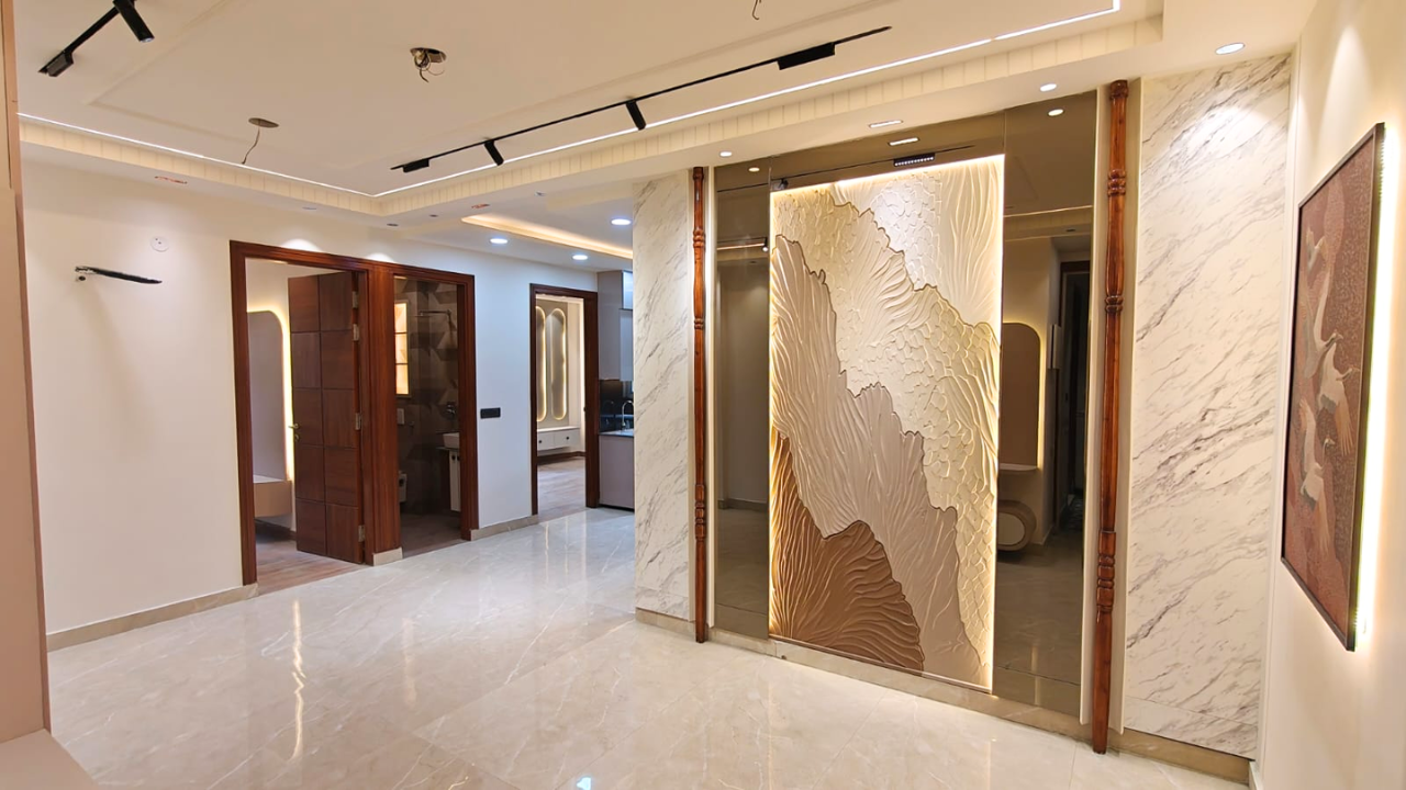 Spacious 3 BHK Home in Ranaji Enclave, Delhi | Near Nangli Metro